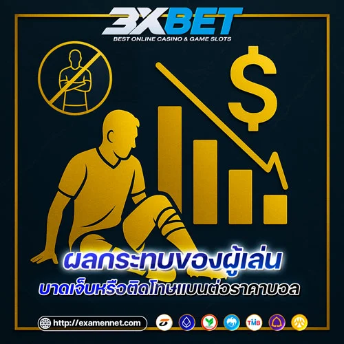 ผลกระทบของผู้เล่นบาดเจ็บหรือติดโทษแบนต่อราคาบอล